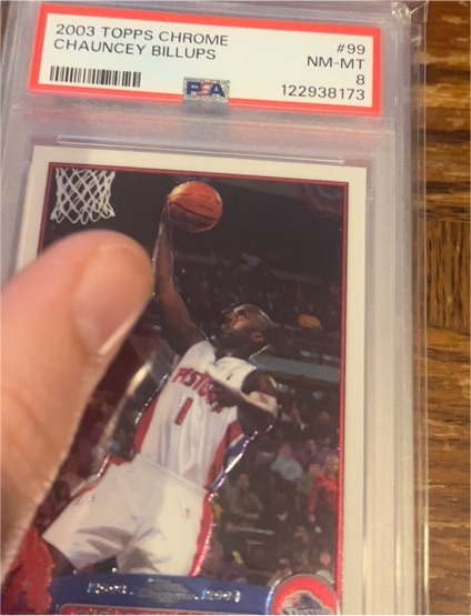 2003 Topps Chrome #99 Chauncey Billups — front