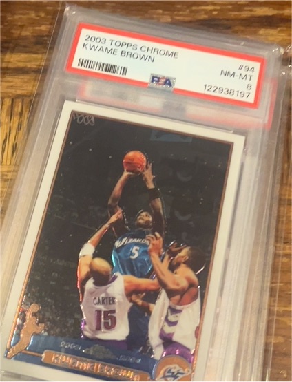 2003 Topps Chrome #94 Kwame Brown — front