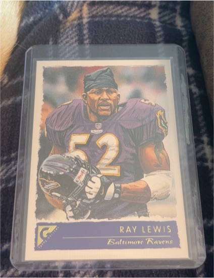 2001 Topps Gallery #14 Ray Lewis — front
