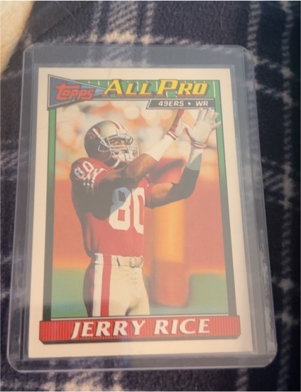 1991 Topps #81 Jerry Rice All-Pro San Francisco 49ers — front