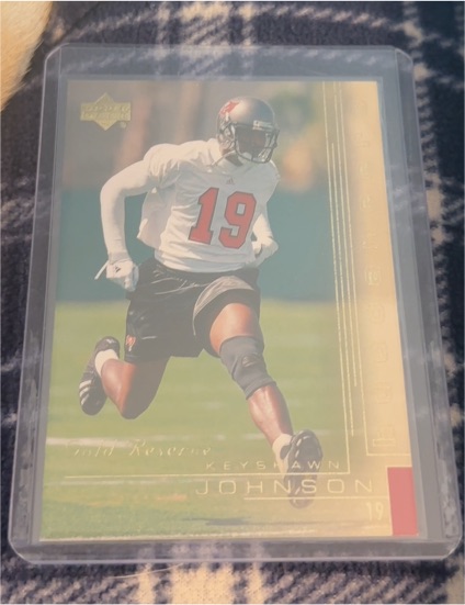 2000 Upper Deck #205 Keyshawn Johnson — front