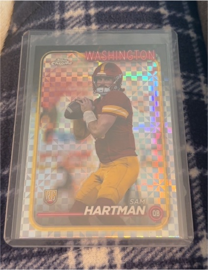 2024 Topps Chrome #235 Sam Hartman — front