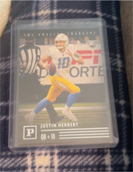 2020 Panini Chronicles #PA-3 Justin Herbert — front