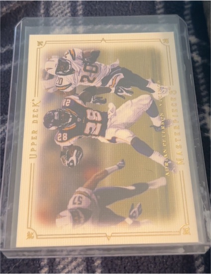 2008 Upper Deck Masterpieces #75 Adrian Peterson — front