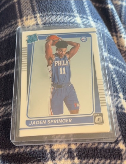 2021-22 Panini Donruss Optic #197 Jaden Springer — front