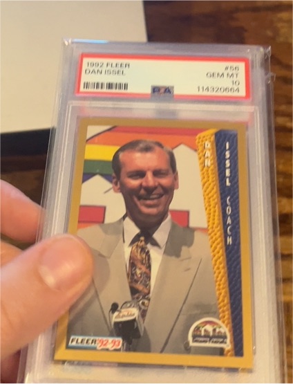 1992-93 Fleer #56 Dan Issel — front