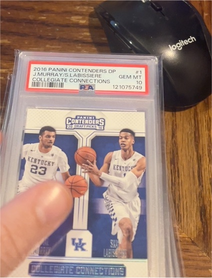 2016 Panini Contenders Draft Picks #1 Jamal Murray/Skal Labissiere Collegiate Connections — front