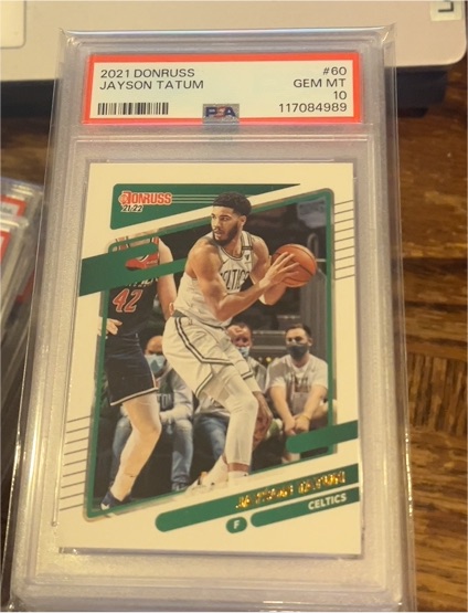 2021-22 Panini Donruss #60 Jayson Tatum — front