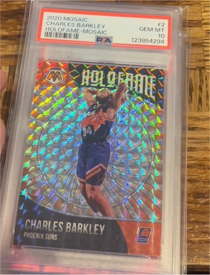 2020 Panini Mosaic #2 Charles Barkley Holofame Mosaic — front