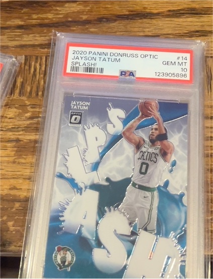 2020 Panini Donruss Optic #14 Jayson Tatum Splash! — front