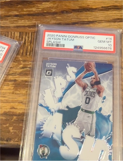 2020 Panini Donruss Optic #14 Jayson Tatum Splash! — front