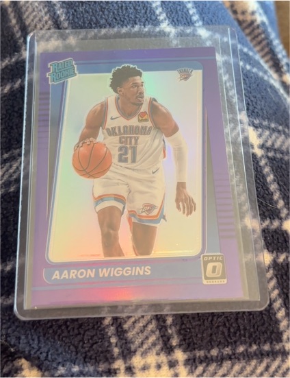 2021-22 Panini Donruss Optic #191 Aaron Wiggins Rated Rookie — front