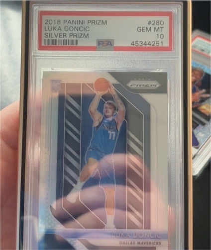 2018 Panini Prizm #280 Luka Doncic Silver Prizm — front