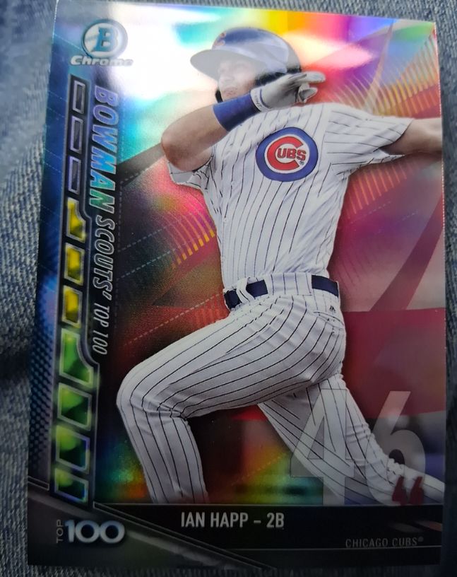 2017 Bowman Chrome Bowman Scouts' Top 100 #BTP-46 Ian Happ — front