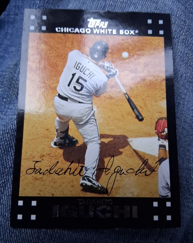 2007 Topps #485 Tadahito Iguchi — front
