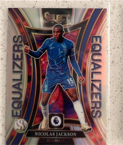 2024-25 Panini Select Premier League #8 Nicolas Jackson Equalizers — front