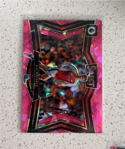 2024-25 Panini Select EPL #231 Kaitaberiz Pink Ice Field Level — front
