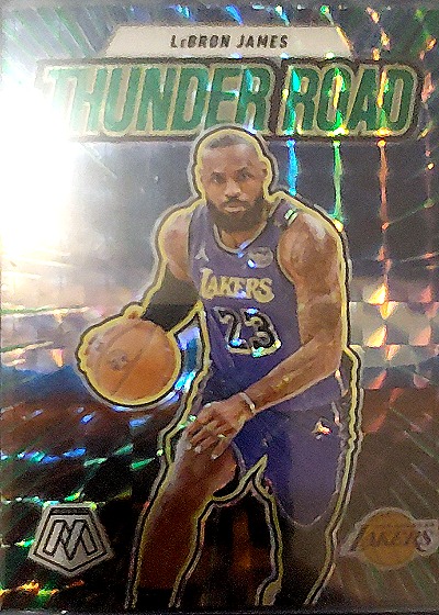2024-25 Panini Mosaic #3 LeBron James Thunder Road — front