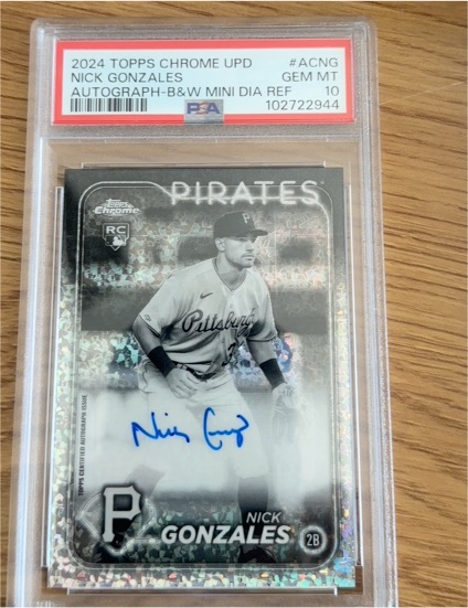 2024 Topps Chrome Update #ACNG Nick Gonzales — front