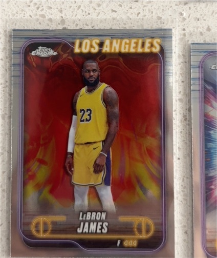 2024-25 Topps Chrome #22 LeBron James — front