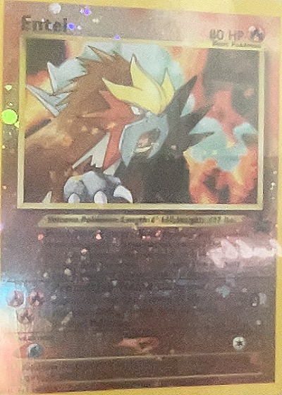2001 Entei #34 Wizards of the Coast Black Star Promo — front