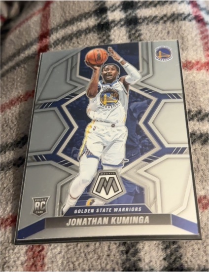 2021-22 Panini Mosaic #205 Jonathan Kuminga — front