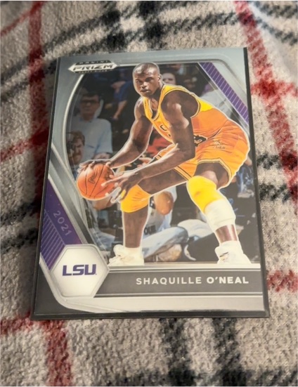 2021 Panini Prizm Draft Picks #84 Shaquille O'Neal LSU Tigers — front