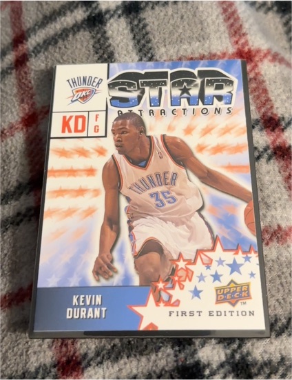 2009 Upper Deck Star Attractions Insert SA-4 Kevin Durant — front