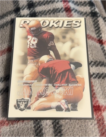 2000 SkyBox Dominion #222 Sebastian Janikowski — front