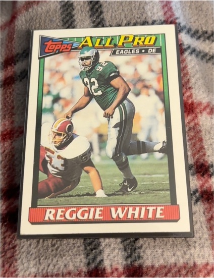 1991 Topps Football #212 Reggie White — front