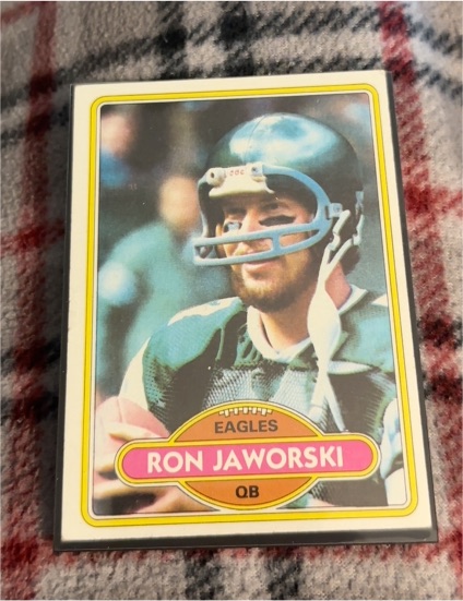 1980 Topps #72 Ron Jaworski Philadelphia Eagles — front