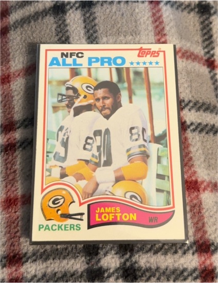1982 Topps #364 James Lofton — front