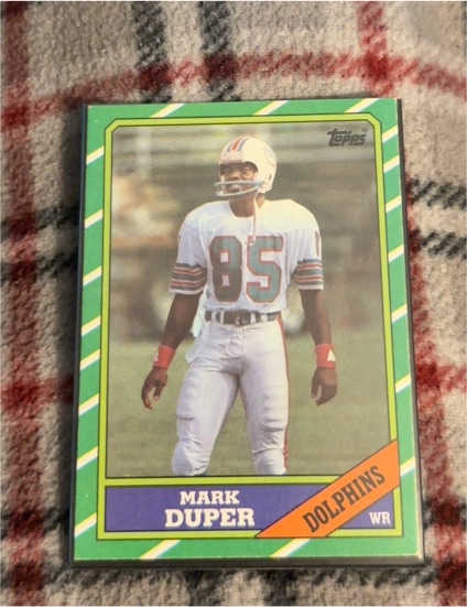 1986 Topps #48 Mark Duper — front