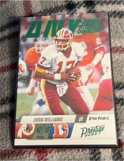 2022 Panini Prestige Any Given Sunday #5 Doug Williams — front
