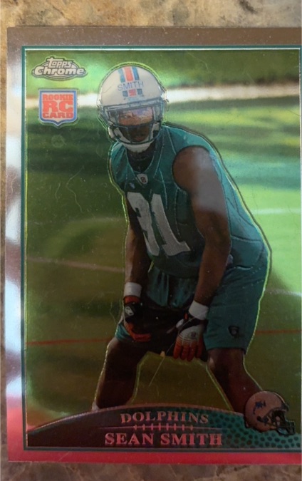 2009 Topps Chrome #TC208 Sean Smith Rookie Card — front