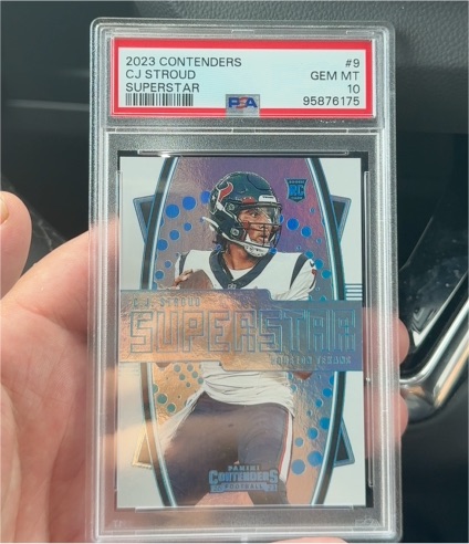 2023 Panini Contenders #9 CJ Stroud Superstar — front