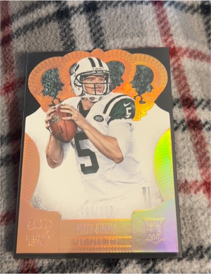2013 Panini Crown Royale #189 Matt Simms — front