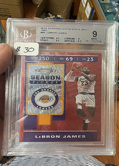 2020 Panini Contenders Optic #88 LeBron James — front