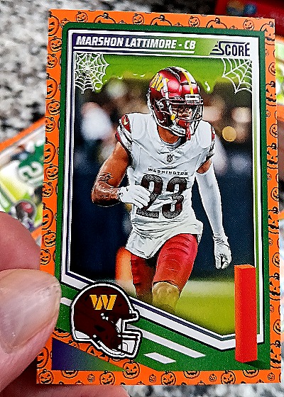 2025 Panini Score #165 Marshon Lattimore — front