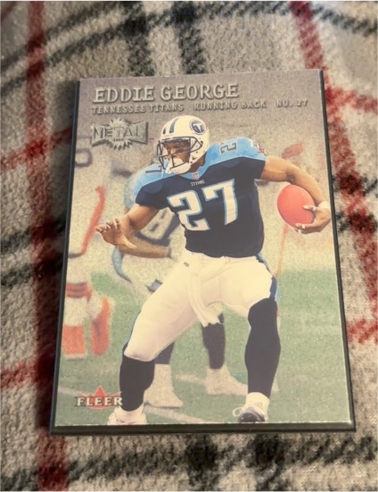 2000 Fleer Metal #91 Eddie George — front