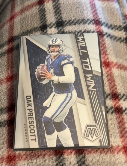 2022 Panini Mosaic Will To Win #WW-9 Dak Prescott — front