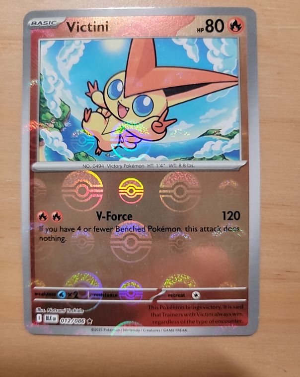 2025 Pokémon Scarlet & Violet #012 Victini — front