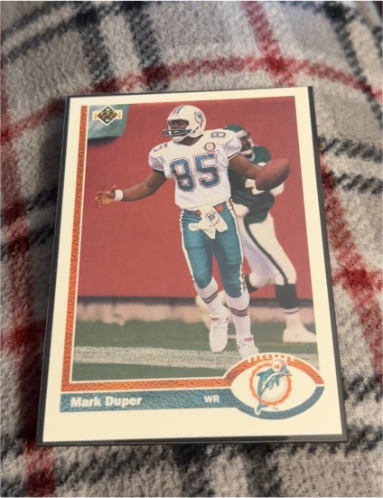 1991 Upper Deck #335 Mark Duper — front