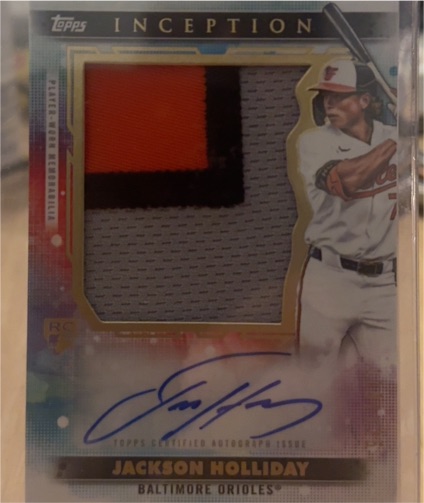 2024 Topps Inception #AJP-JH Jackson Holliday — front