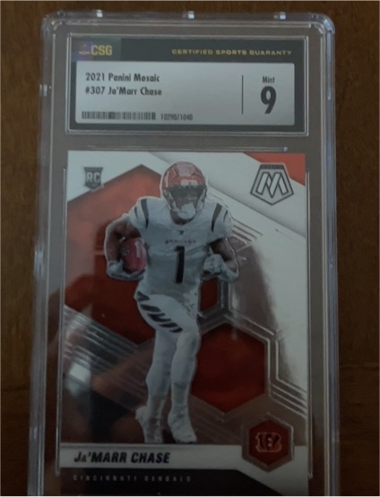 2021 Panini Mosaic #307 Ja'Marr Chase — front