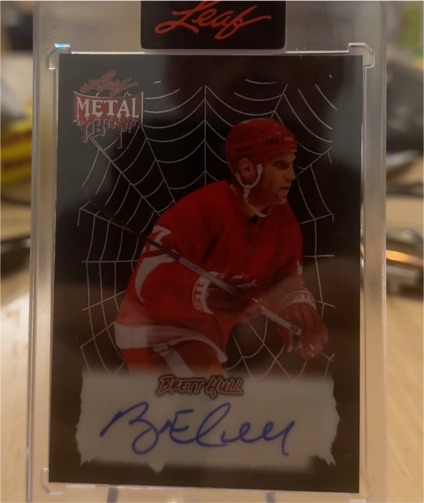 2025 Leaf Metal Halloween Brett Hull — front