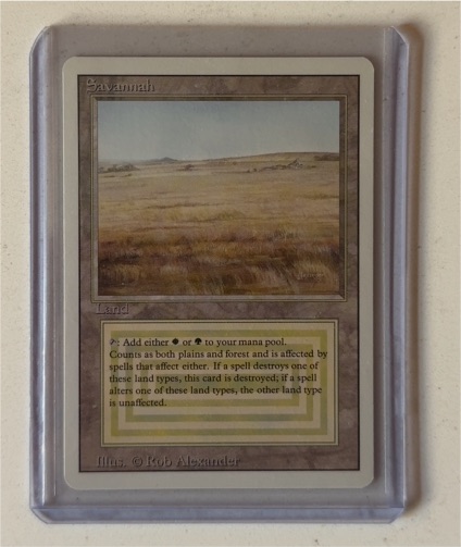 1994 Magic: The Gathering Revised #Savannah — front