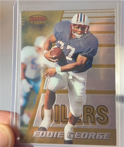1996 Bowman's Best #170 Eddie George — front