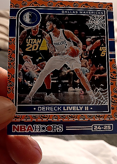 2024-25 Panini NBA Hoops Haunted Hoops #75 Dereck Lively II — front