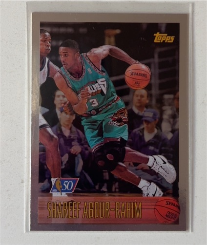 1996-97 Topps 50 #128 Shareef Abdur-Rahim — front